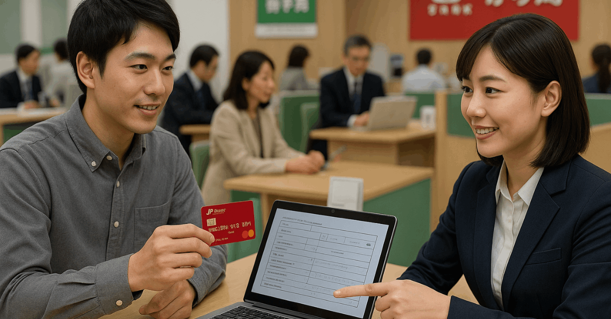 日本郵便クレジットカードの特典と簡単な申込手続き